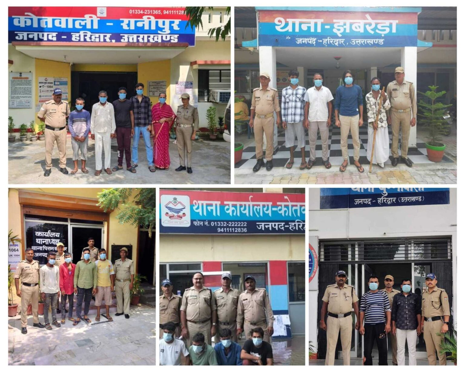 हरिद्वार : पुलिस ने वारंटियों की निकाली बारात, तीन दर्जन से अधिक वारंटी पहुंचे हवालात, देखिए पूरी लिस्ट