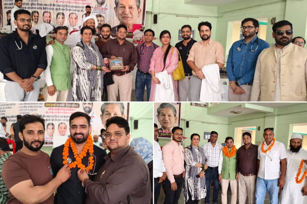 पिरान कलियर में जनसेवा का नया अध्याय : निःशुल्क स्वास्थ्य शिविर में उमड़ी भीड़, — 1581 लोगों की जांच, 45 यूनिट रक्तदान