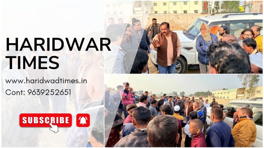 हरिद्वार : ग्राम सराय में अंडरपास की मांग तेज, धरना स्थल पर एनएच अधिकारियों से हुई वार्ता