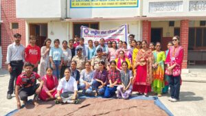 राष्ट्रीय सेवा योजना (NSS) के सात दिवसीय विशेष शिविर का तीसरा दिन “स्वास्थ्य एवं स्वच्छता” थीम के साथ संपन्न